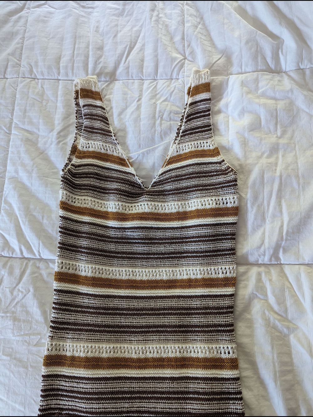 NWOT- House of Harlow 1960 - Sleeveless Knit Maxi Summer Dress Size Small - Picture 9 of 11